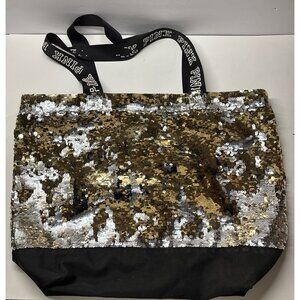 PINK by Victoria Secrets Sequence Tote Bag (15x21)